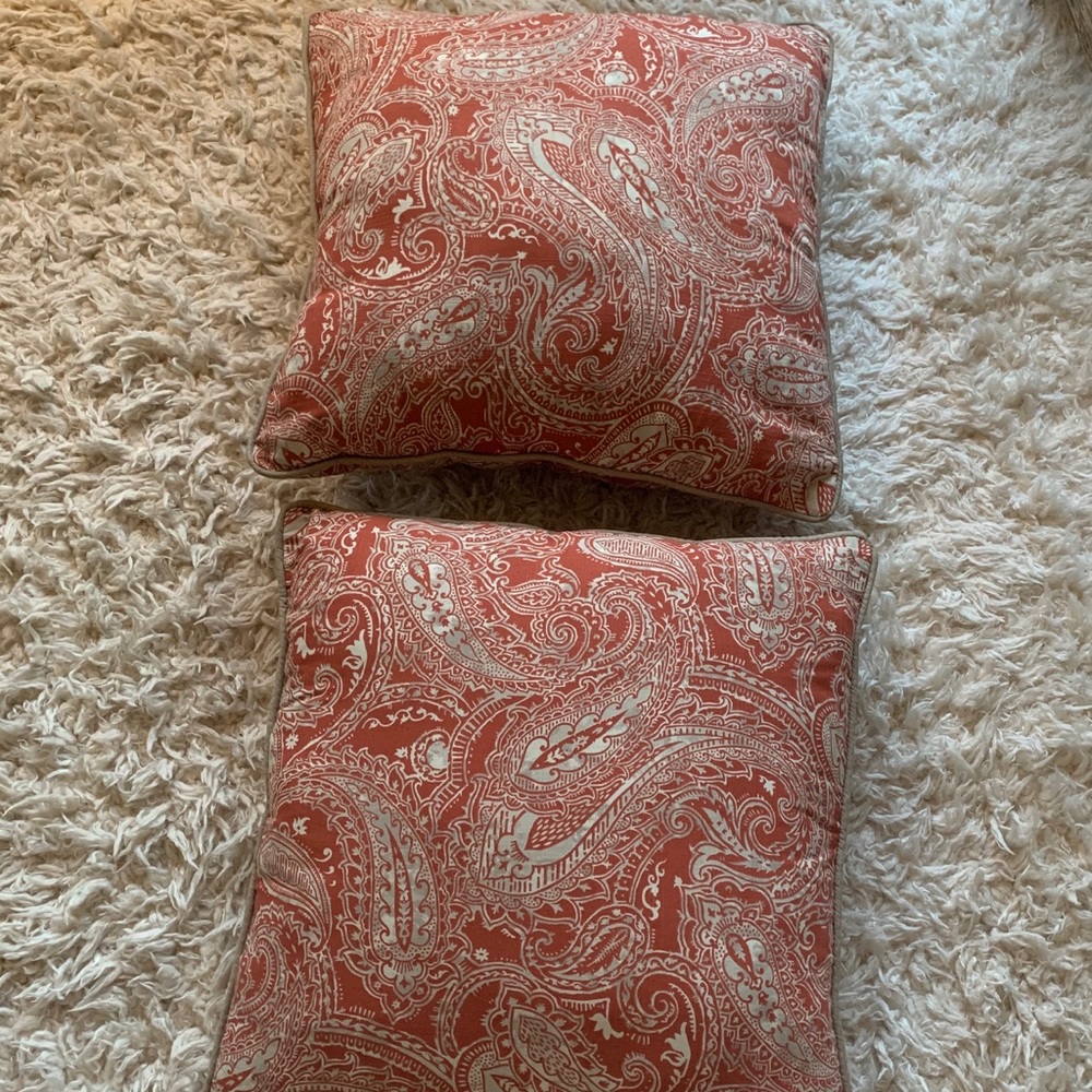 Orange Pillows - Picture 2 of 2
